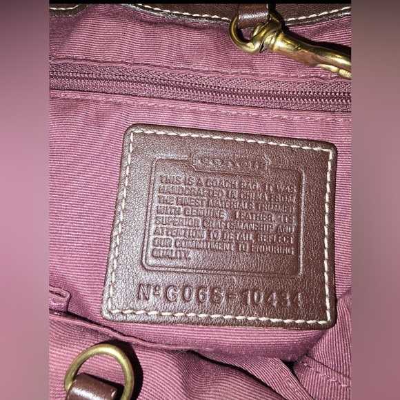 Coach Holiday Leather MultiColor Patchwork Shoulder Bag Tote 10434 - Picture 5 of 5